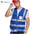 EN471 High Quality Safety Vest With Pockets Zipper Closure,High Visibility Mesh Waistcoat Work Jacket